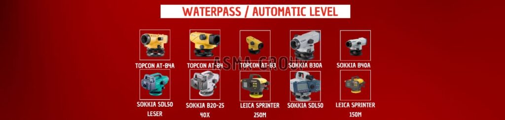 jual automatic level waterpass terlengkap, harga murah dan bergaransi resmi asma group