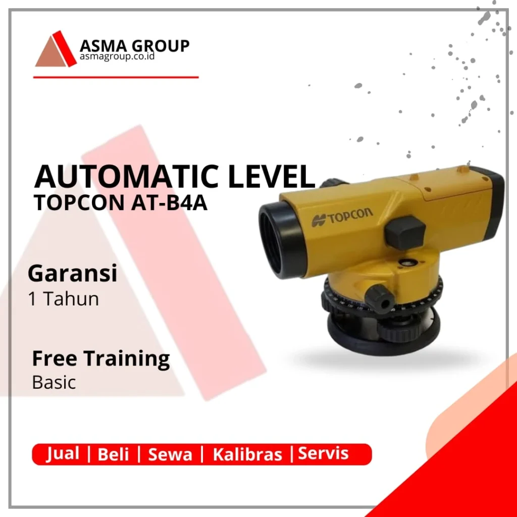 jual automatic level waterpass topcon at-b4a bergaransi resmi - asma group