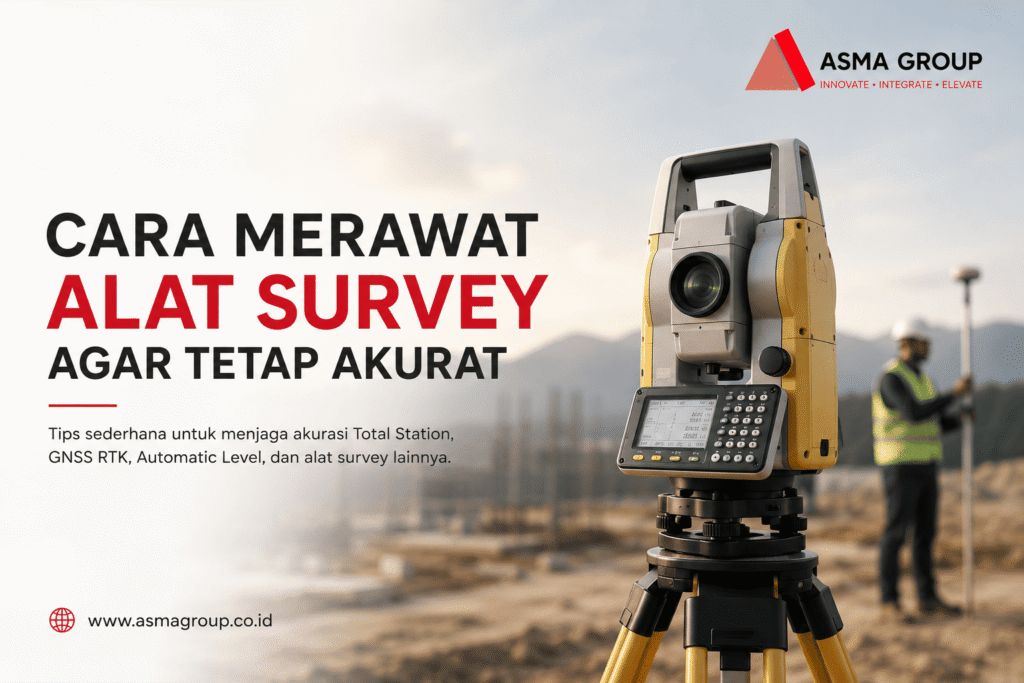 CARA MERAWAT ALAT TOTAL STATION AGAR TETAP AKURAT (2)